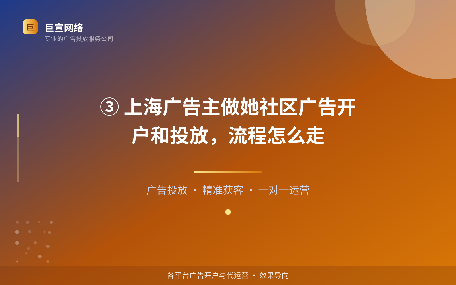 ③ 上海广告主做她社区广告开户和投放,流程怎么走(服务内容介绍) ③ 上海广告主做她社区广告开户和投放,流程怎么走(服务内容介绍)